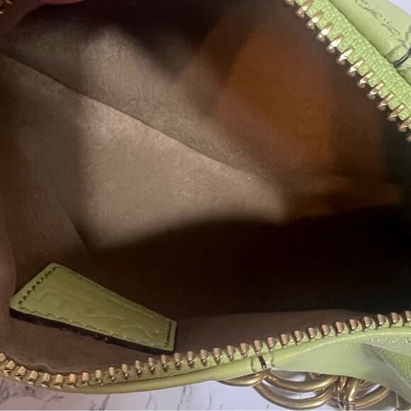 MANU ATELIER Mini Cylinder Bag Green crossbody chain - Picture 10 of 10